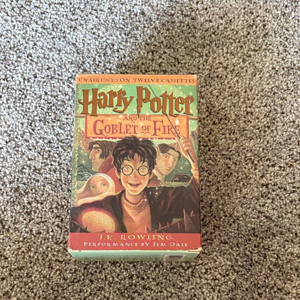 Harry Potter and the Goblet of Fire Audiobook - Red Cover
